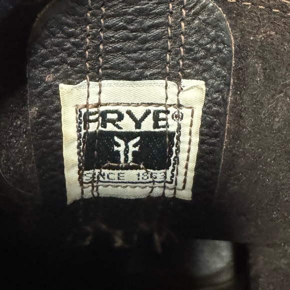 Vintage FRYE Billy Pull On Boots Biltrite Dark Brown Leather 8.5M USA Oil Resist - Picture 9 of 14